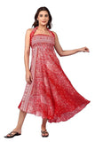 Whitewhale Printed Long Skirts for Women | 2-in-1 Boho Dress & Maxi Skirt for Bohemian Festivals, Vacation & Casual wear