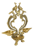 White Whale Brass Peacock Oil Lamp Diya Home Decor