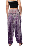 Whitewhale Women's Harem Hippie Boho Yoga Printed Palazzo Casual Pants