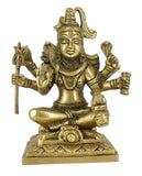 White Whale Lord Shiva Brass Statue Idol Sculpture Hindu God Natraja Shiv Figurine Home Décor