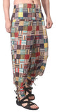 Whitewhale Mens Women Cotton Solid Aladdin Loose Baggy Boho Hippie Harem Pant