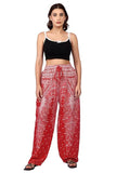 Whitewhale Women's Harem Hippie Boho Yoga Printed Palazzo Casual Pants