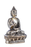 White Whale Brass Buddha Statue Yoga Murti for Home Decor Entrance Office Table Living Room Meditation Luck Gift Feng Shui