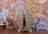 White Whale Radha Krishna Metal Statue Religious Sculpture Idol