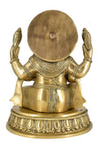 White Whale Brass Decor India Mangalkari Ganesha Statue Home Decor