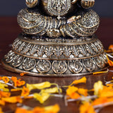 White Whale Superfine Lord Ganesha Brass Statue Hindu Religious Lord Ganesha Sculpture Figurine Ideal for Gift & Home Decor