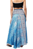Whitewhale Printed Long Skirts for Women | 2-in-1 Boho Dress & Maxi Skirt for Bohemian Festivals, Vacation & Casual wear