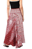 Whitewhale Printed Long Skirts for Women | 2-in-1 Boho Dress & Maxi Skirt for Bohemian Festivals, Vacation & Casual wear
