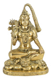 White Whale Lord Shiva Brass Statue Idol Sculpture Hindu God Natraja Shiv Figurine Home Décor