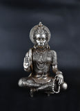 White Whale Lord Hanuman Idol Strength Monkey Figurine Bajrang bali Statue Brass Sculpture Diwali Decor Gifts