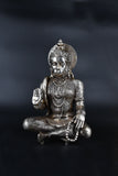 White Whale Lord Hanuman Idol Strength Monkey Figurine Bajrang bali Statue Brass Sculpture Diwali Decor Gifts
