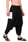 Whitewhale Men Women Cotton Summer Loose Baggy Hippie Boho Gypsy Harem Pants