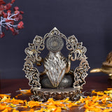 White Whale Superfine Antique Maa Saraswati Brass Statue Religious Goddess Sculpture Idol Home Décor
