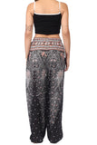 Whitewhale Women's Harem Hippie Boho Yoga Printed Palazzo Casual Pants