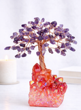 White Whale Tree Reiki Healing Crystal Gems Spiritual Feng Shui Vastu Table Décor