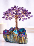 White Whale Tree Reiki Healing Crystal Gems Spiritual Feng Shui Vastu Table Décor