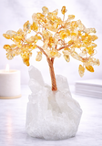 White Whale Tree Reiki Healing Crystal Gems Spiritual Feng Shui Vastu Table Décor