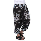 Whitewhale Men's Cotton Solid Harem Pants Yoga Trousers Hippie Pant