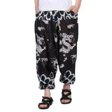 Whitewhale Men's Cotton Solid Harem Pants Yoga Trousers Hippie Pant