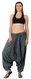 Whitewhale Mens Women Cotton Stripe Aladdin Loose Baggy Boho Hippie Harem Pants
