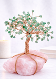White Whale Tree Reiki Healing Crystal Gems Spiritual Feng Shui Vastu Table Décor