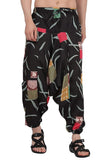 Whitewhale Men's Cotton Solid Harem Pants Yoga Trousers Hippie Pant
