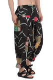 Whitewhale Men's Cotton Solid Harem Pants Yoga Trousers Hippie Pant