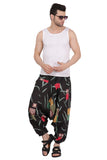 Whitewhale Men's Cotton Solid Harem Pants Yoga Trousers Hippie Pant