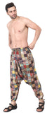 Whitewhale Mens Cotton Printed Harem Pants Pockets Yoga Trousers Hippie