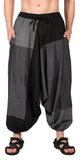 Whitewhale Men Women Cotton Summer Loose Baggy Hippie Boho Gypsy Harem Pants