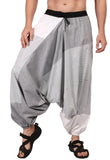 Whitewhale Men Women Cotton Summer Loose Baggy Hippie Boho Gypsy Harem Pants