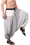 Whitewhale Men Women Cotton Summer Loose Baggy Hippie Boho Gypsy Harem Pants