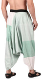 Whitewhale Men Women Cotton Summer Loose Baggy Hippie Boho Gypsy Harem Pants