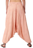 Whitewhale Mens Women Cotton Stripe Aladdin Loose Baggy Boho Hippie Harem Pants