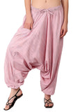 Whitewhale Mens Women Cotton Stripe Aladdin Loose Baggy Boho Hippie Harem Pants