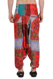 Whitewhale Men's Cotton Solid Harem Pants Yoga Trousers Hippie Pant