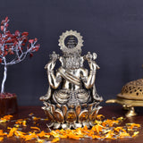 White Whale Superfine Lord Ganesha Brass Statue Hindu Religious Sitting Lord Ganesha  Sculpture Figurine Ideal for Gift & Home Decor