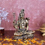 White Whale Superfine Brass Lord Shiva Statue Idol Home Decor Figurine