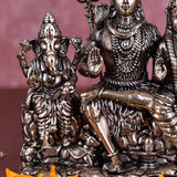 White Whale Superfine Brass Hindu God Shiv Parivar Bhagwan Shiv Parivar Idol Statue Murti