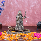 White Whale Superfine Ganga MATA Brass Statue Religious Goddess Sculpture Idol
