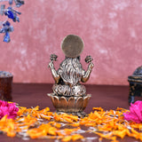 White Whale Superfine Brass Lakshmi Idol Hindu Laxmi Goddess Statue Home Office Showpiece Decor