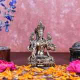 White Whale Superfine Tara Buddha Idol Tibetan Buddhism Yin Kwan Goddess Buddhist StatueTara Mata Brass Sculpture