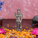 White Whale Superfine Brass Hindu God Lord Vishnu Bhagwan Lord Vishnu Idol Statue Murti