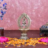White Whale Superfine Brass Oil Lamp Deeplaxmi Dia | Lakshmi Laxmi Diya for Puja