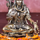 White Whale Superfine Brass Lord Shiva Statue shiv Idol Home Decor Figurine