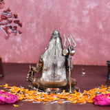 White Whale Superfine Brass Lord Shiva Statue shiv Idol Home Decor Figurine