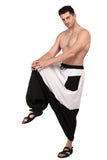Whitewhale Men Women Cotton Summer Loose Baggy Hippie Boho Gypsy Harem Pants