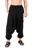 Whitewhale Men Women Cotton Summer Loose Baggy Hippie Boho Gypsy Harem Pants
