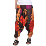 Whitewhale Men's Cotton Solid Harem Pants Yoga Trousers Hippie Pant