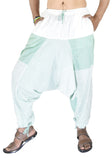 Whitewhale Men Women Cotton Summer Loose Baggy Hippie Boho Gypsy Harem Pants